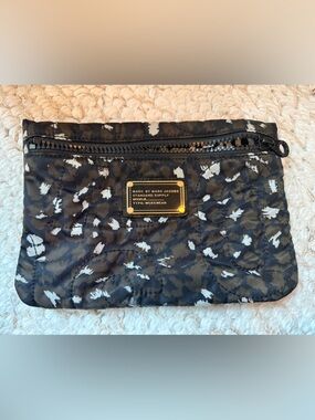 Marc by Marc Jacobs Black and White Quilted Zip Bag